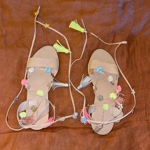 Loeffler Randall Star Wrap Sandals